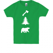 Дитяча футболка ICONSPEAK the lumberjack story