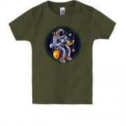 Детская футболка Космическая рыбалка