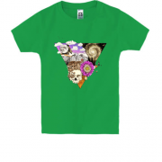 Детская футболка Triangle Skull