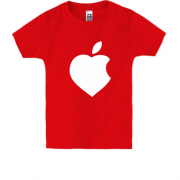 Детская футболка Яблоко-Сердце