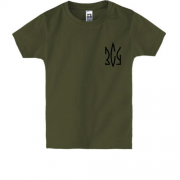 Дитяча футболка ЗСУ - Тризуб (міні)