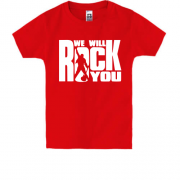 Детская футболка "We will rock you"