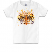 Детская футболка с абстрактным тигром (3)