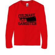 Детская футболка с длинным рукавом для шеф-повара "culinary gang