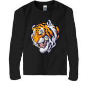 Детская футболка с длинным рукавом с бенгальским тигром