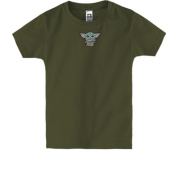Детская футболка с мини Грогу на груди