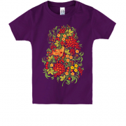 Детская футболка с петриковским орнаментом (4)