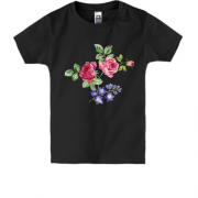 Детская футболка с рисунком роз (2)
