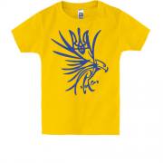 Дитяча футболка з соколом і гербом України
