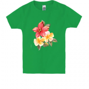 Детская футболка с цветами (арт) 2