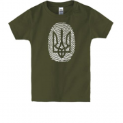 Детская футболка «Код нации» c тризубом