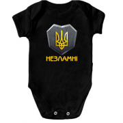 Дитячий боді з гербом України - Незламні