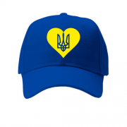 Кепка з гербом України в серце