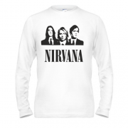 Чоловічий лонгслів Nirvana (з гуртом)
