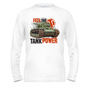 Чоловічий лонгслів WOT - Feel the tank power