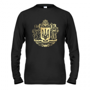 Чоловічий лонгслів з великим гербом України (2)