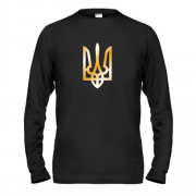 Лонгслив с гербом Украины (gold)