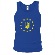 Чоловіча майка з гербом України - ЄС