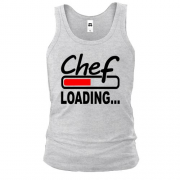 Майка с надписью "chef " шеф-повар
