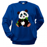 Світшот панда з бамбуком