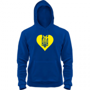 Толстовка з гербом України в серце