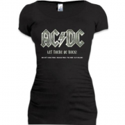 Подовжена футболка AC DC - Let there be rock!