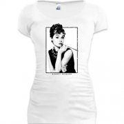 Подовжена футболка Audrey Hepburn