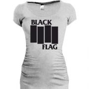 Подовжена футболка Black Flag