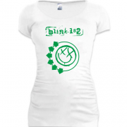 Подовжена футболка Blink 182 smile