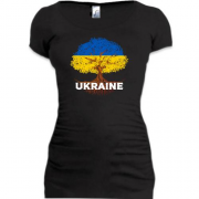 Подовжена футболка Дерево України