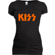 Подовжена футболка KISS