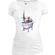 Подовжена футболка Kingdom Hearts