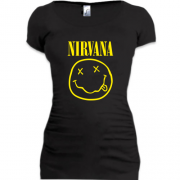 Подовжена футболка Nirvana