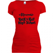 Подовжена футболка Ramones - The rock'n roll high school