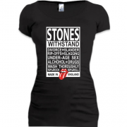 Подовжена футболка Rolling Stones Made in Englad