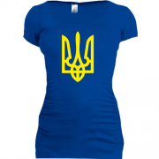Подовжена футболка з гербом України (2)