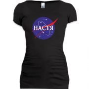 Подовжена футболка Настя (NASA Style)