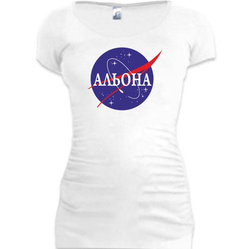 Подовжена футболка Альона (NASA Style)