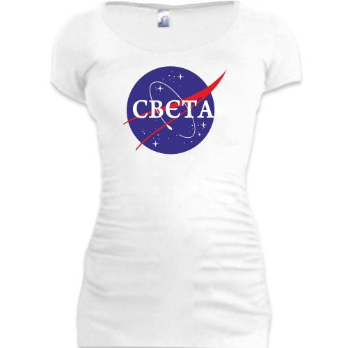 Подовжена футболка Свєта (NASA Style)
