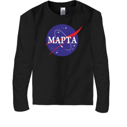Дитячий лонгслів Марта (NASA Style)